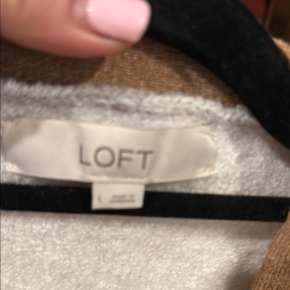 Loft Cream and Tan Boucle Cardigan - Picture 2 of 3